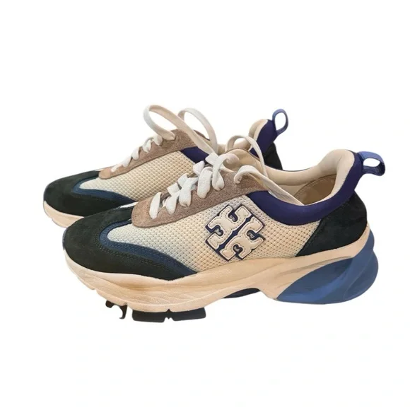 Tory Burch Good Luck Trainer Sneakers size 7.5 - Picture 4 of 9